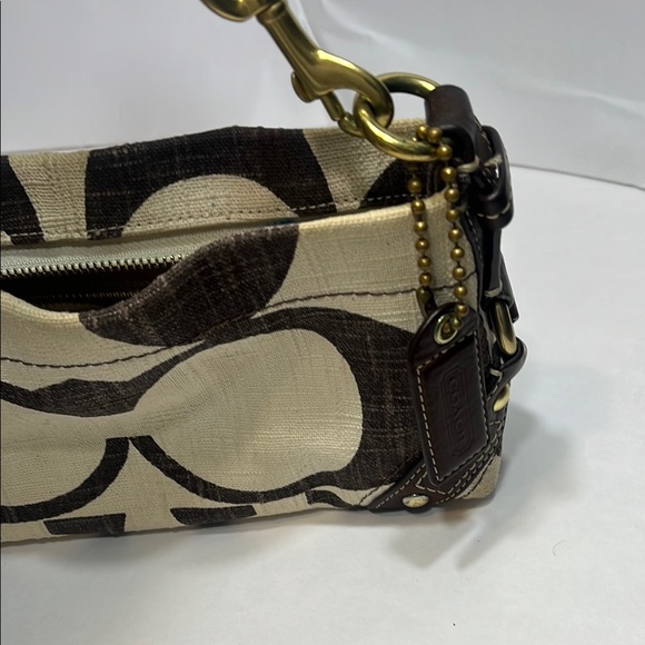 Coach Brown and Cream Women's Bag - Picture 4 of 16